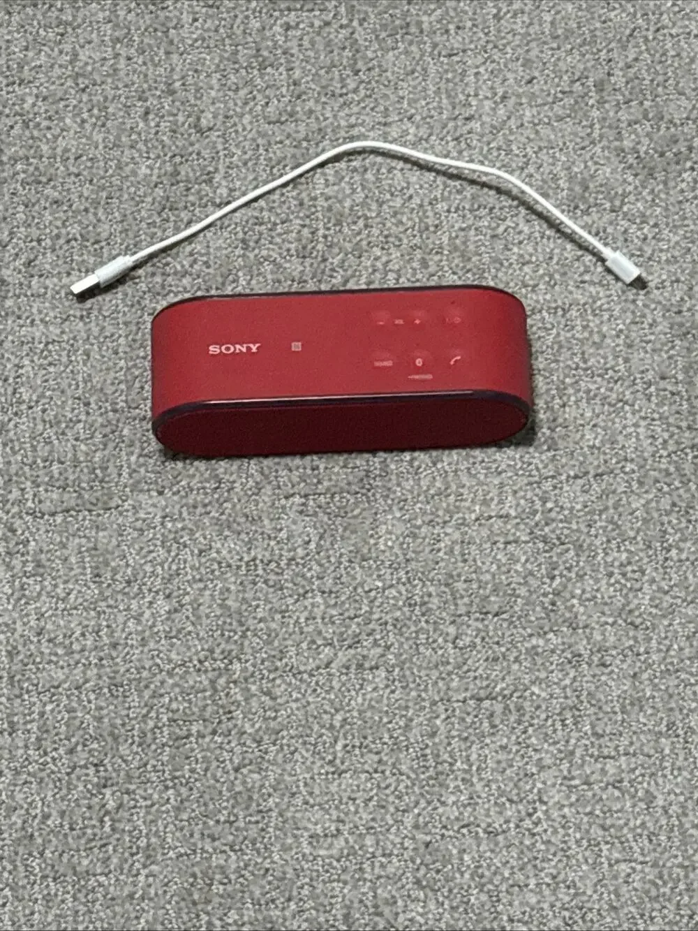 Sony SRS-X2 Red Portable Bluetooth Speaker Tested Working